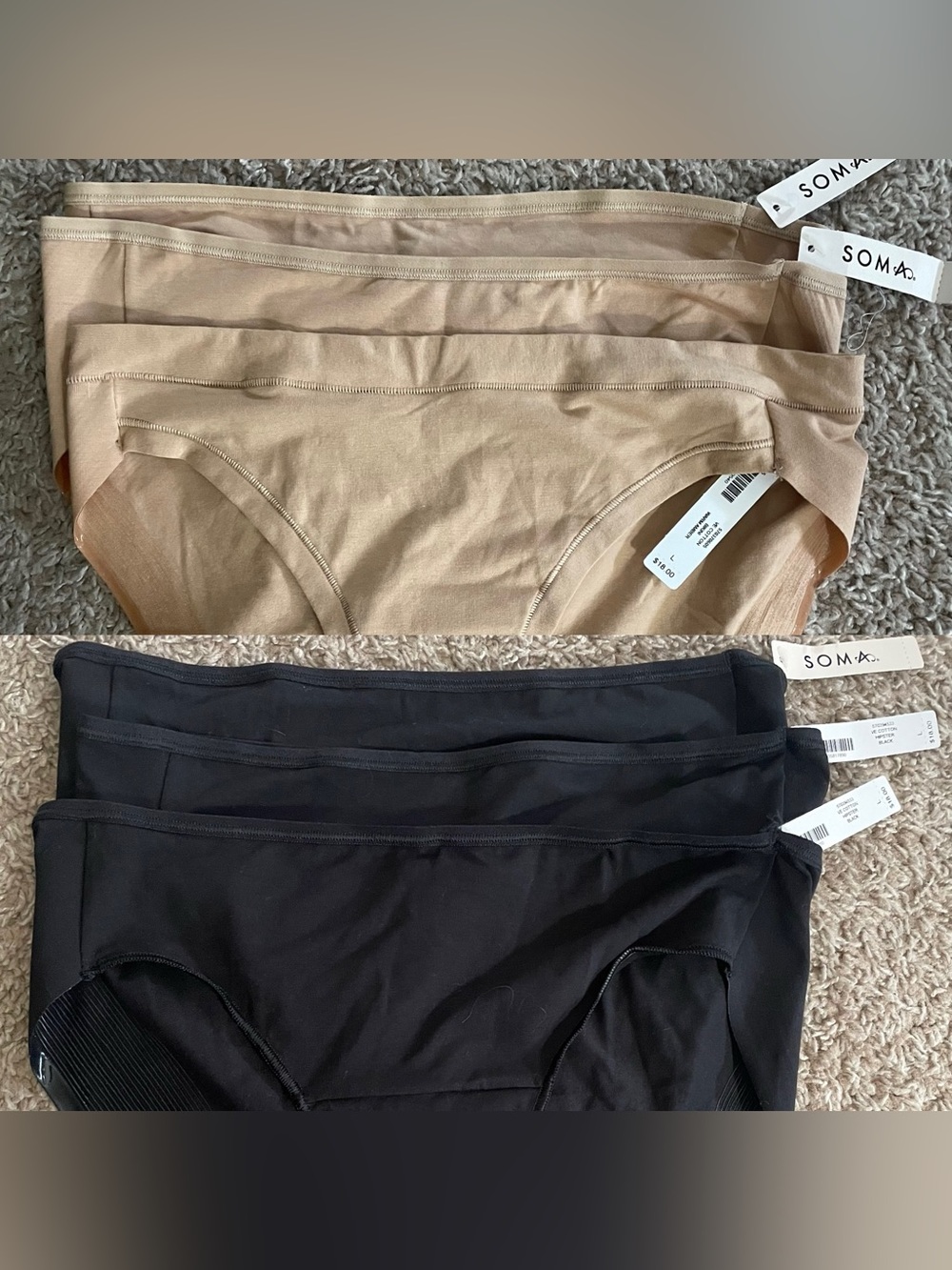 Soma Cotton Bikini and Hipster bundle of 6